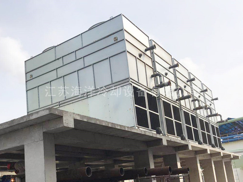 Dry-wet combined closed cooling tower