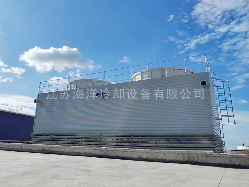 Countercurrent square open cooling tower